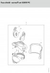 Stihl FACE/EAR PROTECTION G500 PC / ADVANCE GPA 28 Face Shields And Ear Defenders Spare Parts